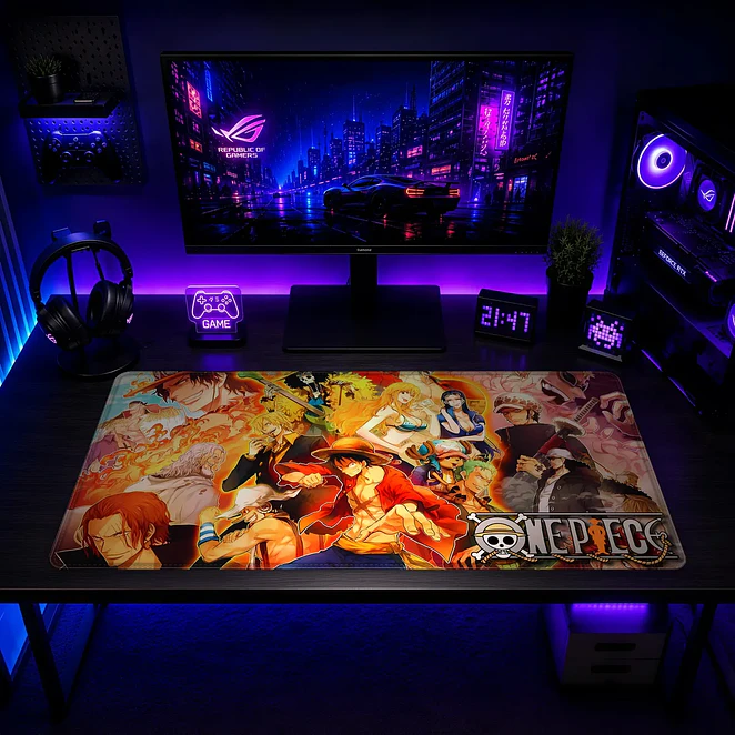 Mousepad XL One Piece Elenco Colorido Premium 2