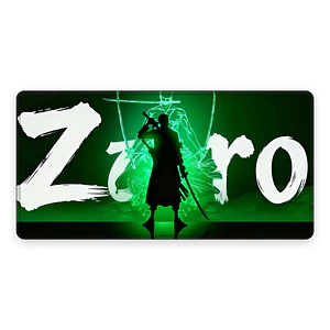 Mousepad Gamer One Piece Zoro Silueta Formato XXL