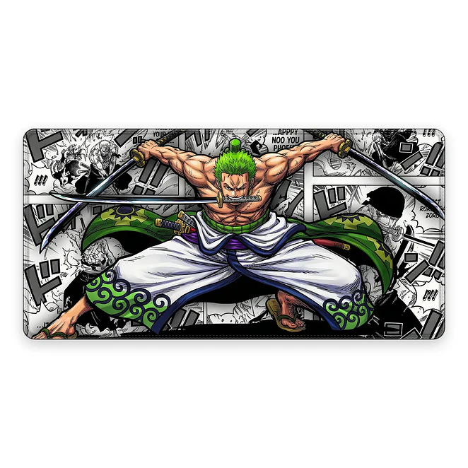 Mousepad Anime One Piece Zoro Manga Ataque XL 1