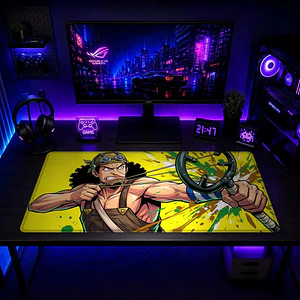 Mousepad Gamer One Piece Usopp Tirador Formato XXL