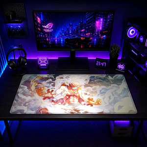 Mousepad Anime One Piece Luffy Nika Humo XL