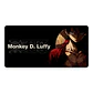 Mousepad Gamer One Piece Monkey D Luffy Negro Formato XXL - Miniatura 1
