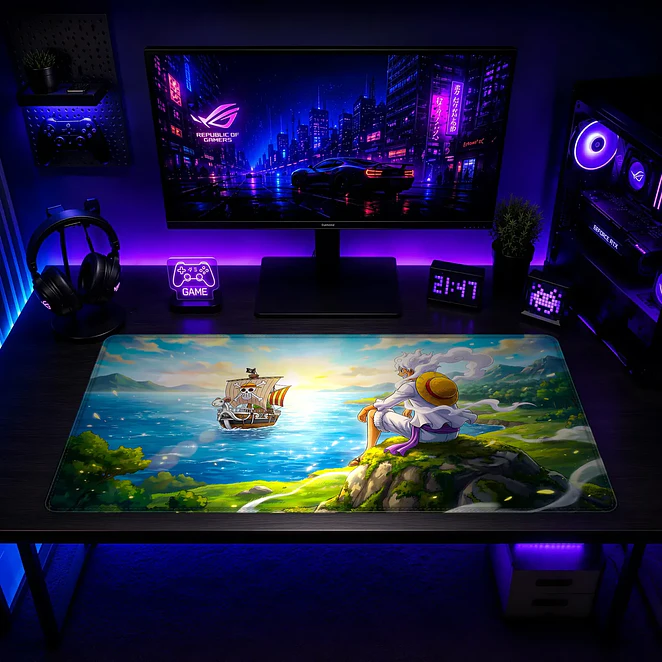 Mousepad Anime One Piece Nika Barco Sol XL 2