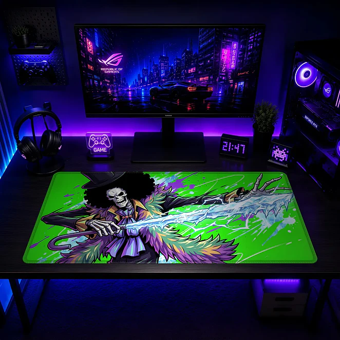 Mousepad One Piece Brook Verde Waterproof 2