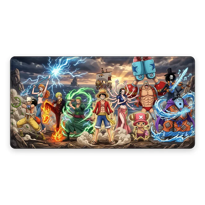 Mousepad Anime One Piece Tripulacion Poderes XL 1