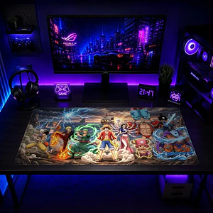Mousepad Anime One Piece Tripulacion Poderes XL