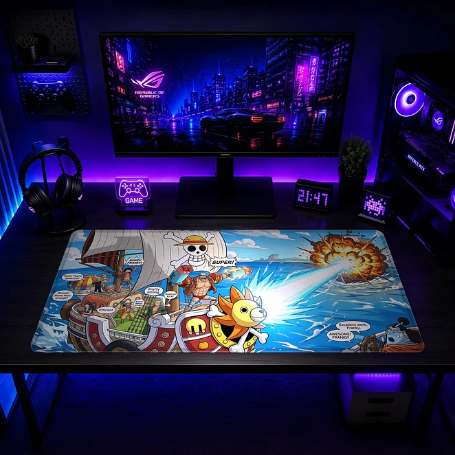 Mousepad Anime One Piece Sunny Ataque XL 2