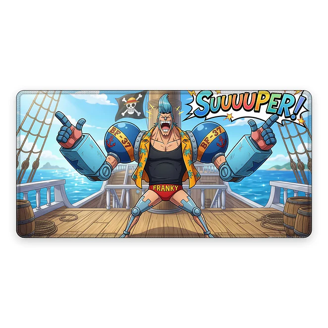 Mousepad Anime One Piece Franky Super XL 1