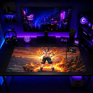 Mousepad Anime One Piece Ace Llamas XL