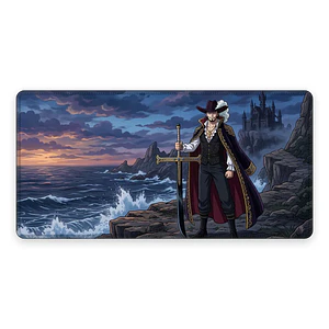 Mousepad One Piece Mihawk Espada Waterproof