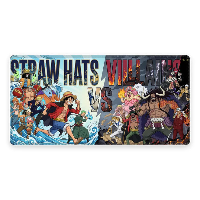 Mousepad Gamer One Piece Straw Hats vs Villains Formato XXL 1
