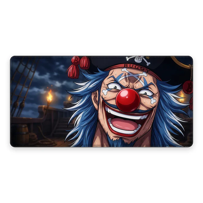 Mousepad Anime One Piece Buggy Payaso XL 1
