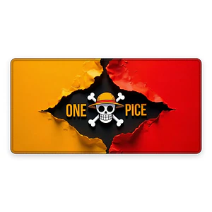 Mousepad Gamer One Piece One Pice Rojo Formato XXL
