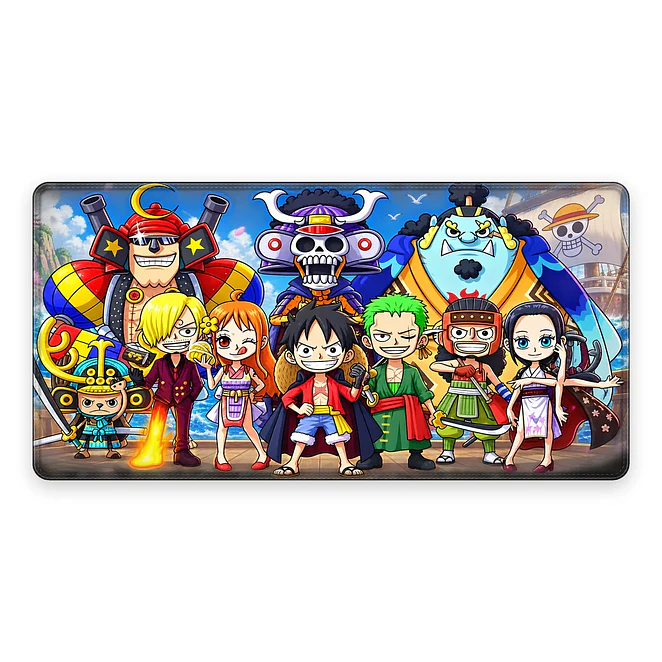 Mousepad XL One Piece Banda Chibi Premium 1