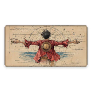 Mousepad XL One Piece Luffy Boceto Premium