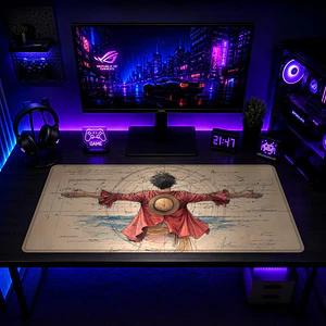 Mousepad XL One Piece Luffy Boceto Premium