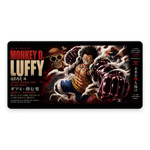Mousepad Gamer One Piece Luffy Gear Cuarto Card Formato XXL