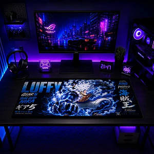 Mousepad One Piece Luffy Gear Quinto Card Waterproof