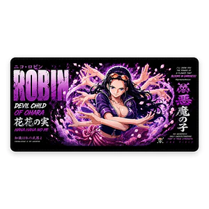 Mousepad One Piece Robin Card Waterproof