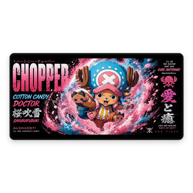 Mousepad XL One Piece Chopper Card Premium 1