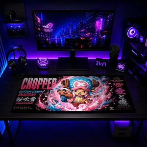 Mousepad XL One Piece Chopper Card Premium
