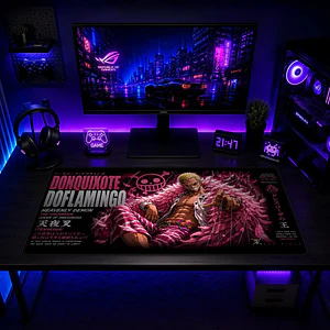 Mousepad Anime One Piece Doflamingo Card XL