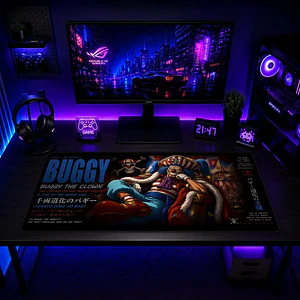 Mousepad XL One Piece Buggy Card Premium