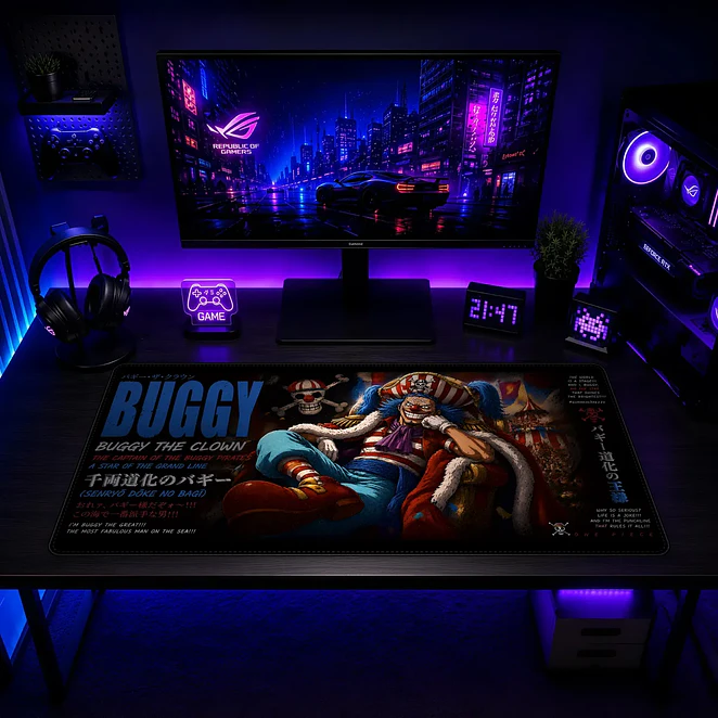 Mousepad XL One Piece Buggy Card Premium 2