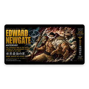 Mousepad One Piece Whitebeard Card Waterproof