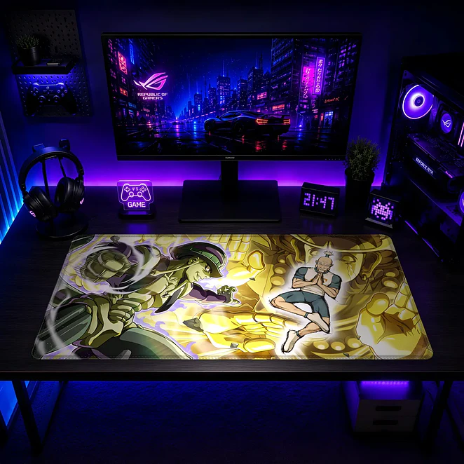Mousepad Hunter X Hunter Killua Gon Ataque Doble Waterproof 2