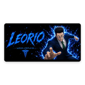 Mousepad Anime Hunter X Hunter Leorio Aura Azul XL