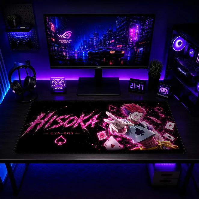 Mousepad XL Hunter X Hunter Hisoka Payaso Sonrisa Premium 2