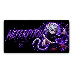 Mousepad Hunter X Hunter Neferpitou Púrpura Waterproof