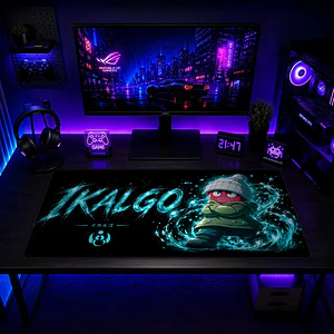 Mousepad XL Hunter X Hunter Ikalgo Cyan Poder Premium