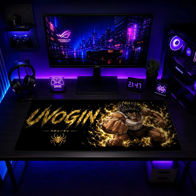 Mousepad XL Hunter X Hunter Uvogin Dorado Fuerza Premium 2