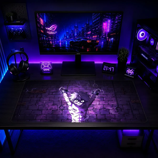 Mousepad XL Hunter X Hunter Sombra Misterio Oscuro Premium 2