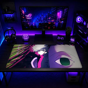 Mousepad XL Hunter X Hunter Ojos Poder Intenso Premium