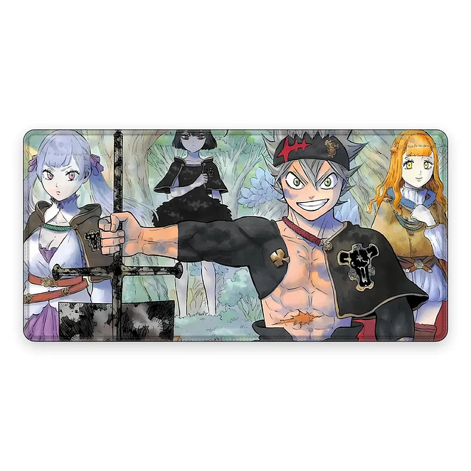 Mousepad XL Black Clover Asta Yuno Collage Premium 1