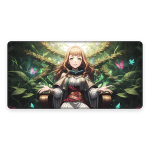 Mousepad Gamer Black Clover Luck Púrpura Rayo Formato XXL