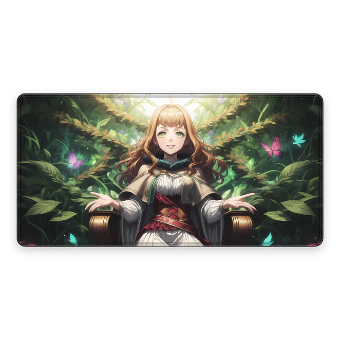 Mousepad Gamer Black Clover Luck Púrpura Rayo Formato XXL 1