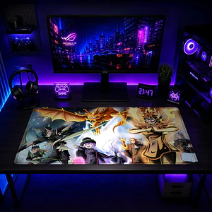 Mousepad Gamer Batalla Fuego Formato XXL