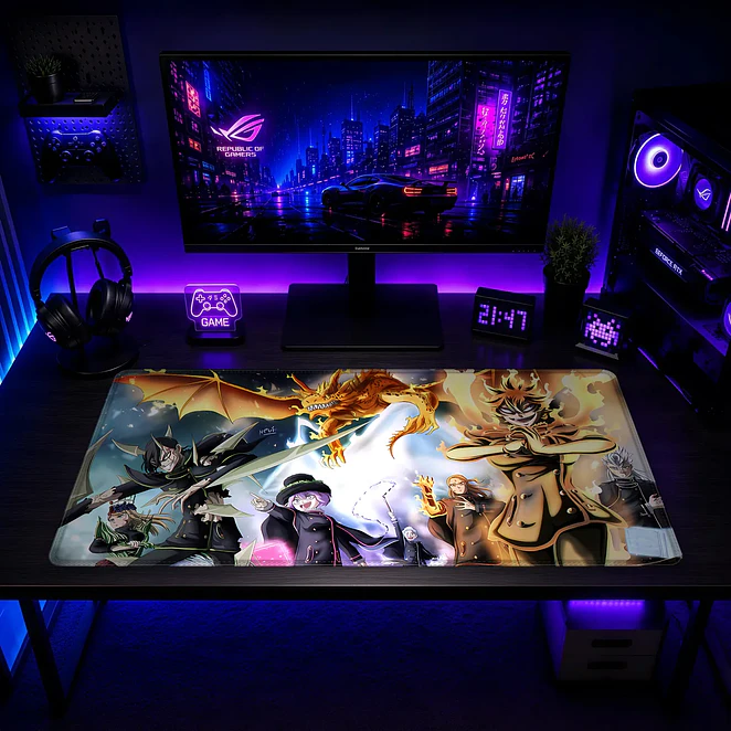 Mousepad Gamer Batalla Fuego Formato XXL 2