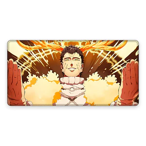 Mousepad Anime Black Clover Asta Fuego Batalla XL