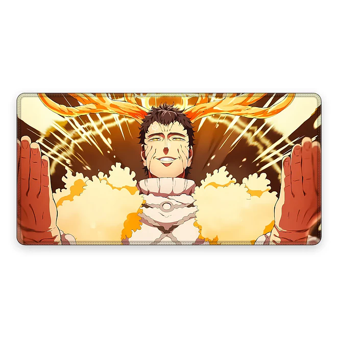 Mousepad Anime Black Clover Asta Fuego Batalla XL 1