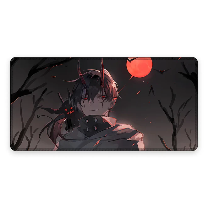 Mousepad Black Clover Personaje Sombra Misterio Waterproof 1