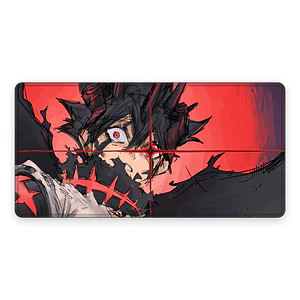 Mousepad XL Black Clover Asta Rojo Intenso Premium