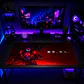 Mousepad XL Black Clover Asta Rojo Oscuro Sombra Premium - Miniatura 2