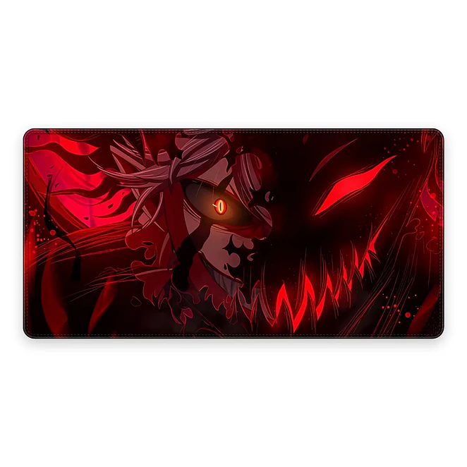 Mousepad Anime Black Clover Asta Cálido Dorado Fuego XL 1