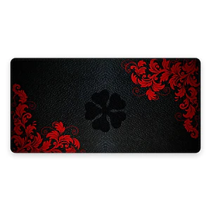 Mousepad XL Black Clover Patrón Rojo Energía Premium
