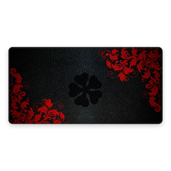 Mousepad XL Black Clover Patrón Rojo Energía Premium 1